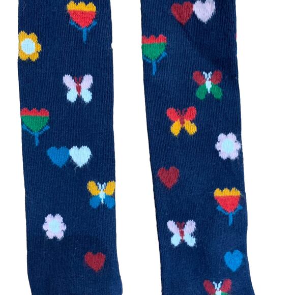 Hanna Andersson Flower + Butterfly Footed Tights - Picture 2 of 5